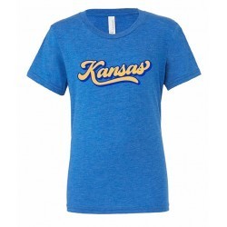 Kansas T-Shirt-Royal Blue
