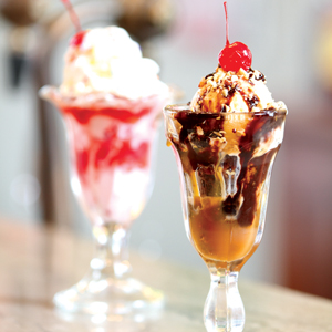 Ordering a soda fountain treat, statewide