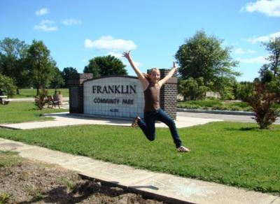 Walking to school, Franklin/Arma