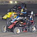 Racing on a dirt track, Belleville